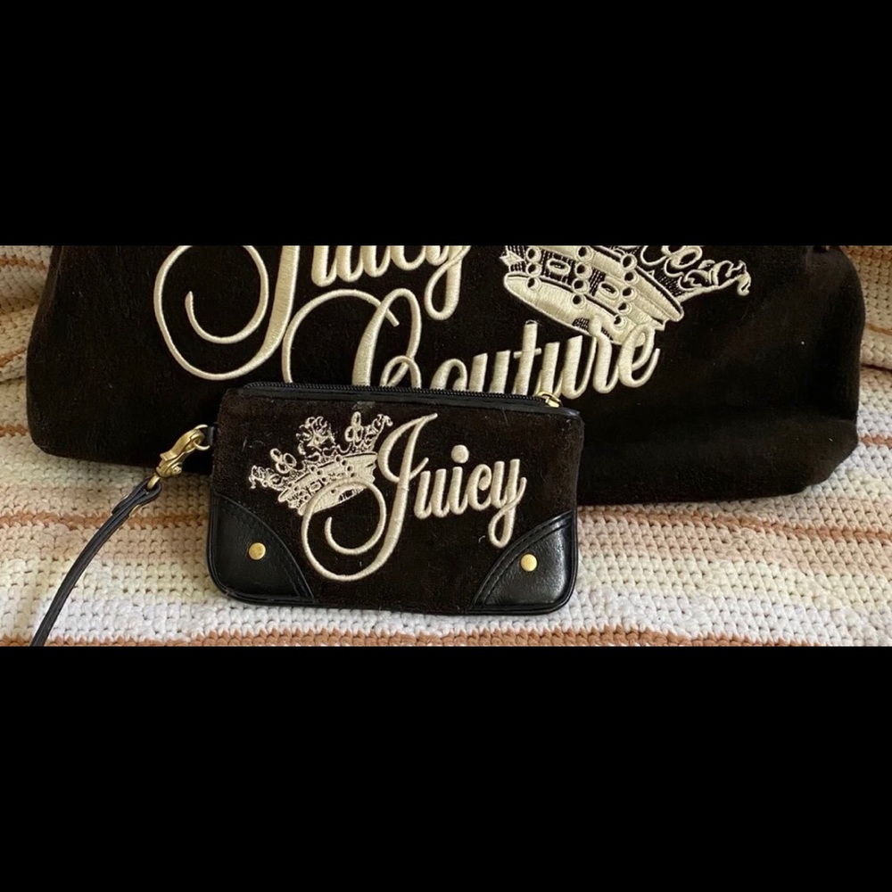 (ISO) Black Juicy Couture crown Wallet